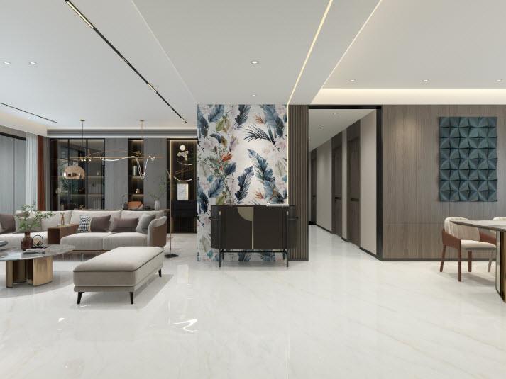 Плитка универсальная ST White Pearl 120x60 см (19086) - фото 3