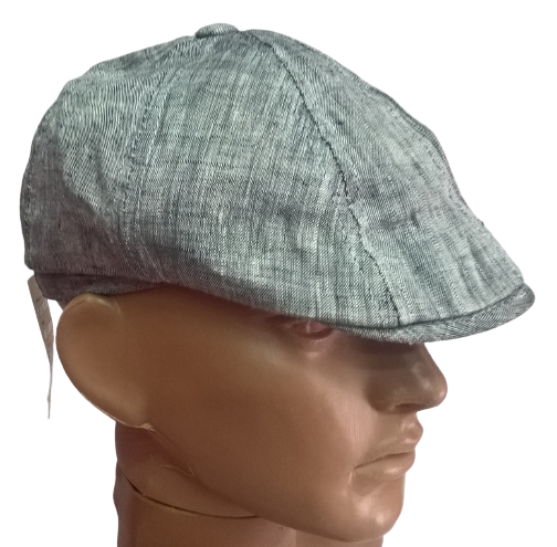 Кепка детская летняя ELLIPSE восьмиклинка из льна р. 50 см Темно-серый (6104Д/11)