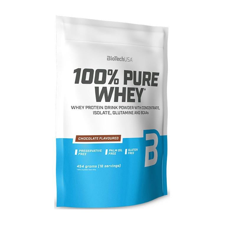 Сироватковий протеїн BioTech USA Pure Whey 454 г Полуниця (08727-01)