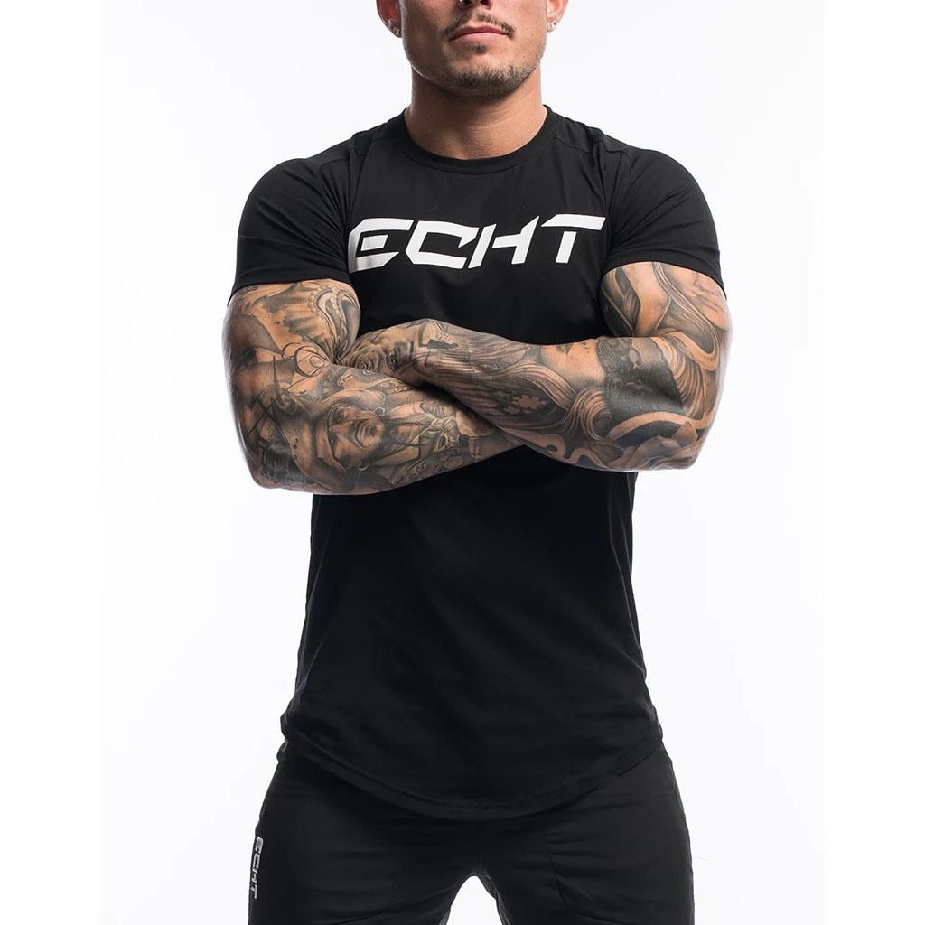 Футболка мужская ECHT XXL Черный (8314)