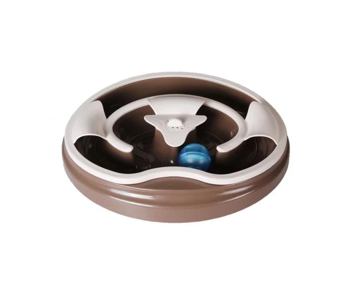 Игрушка для кота AnimAll CrazZzy Р-1243 трек с музыкальным мячом Шоколадный (2000981196158)