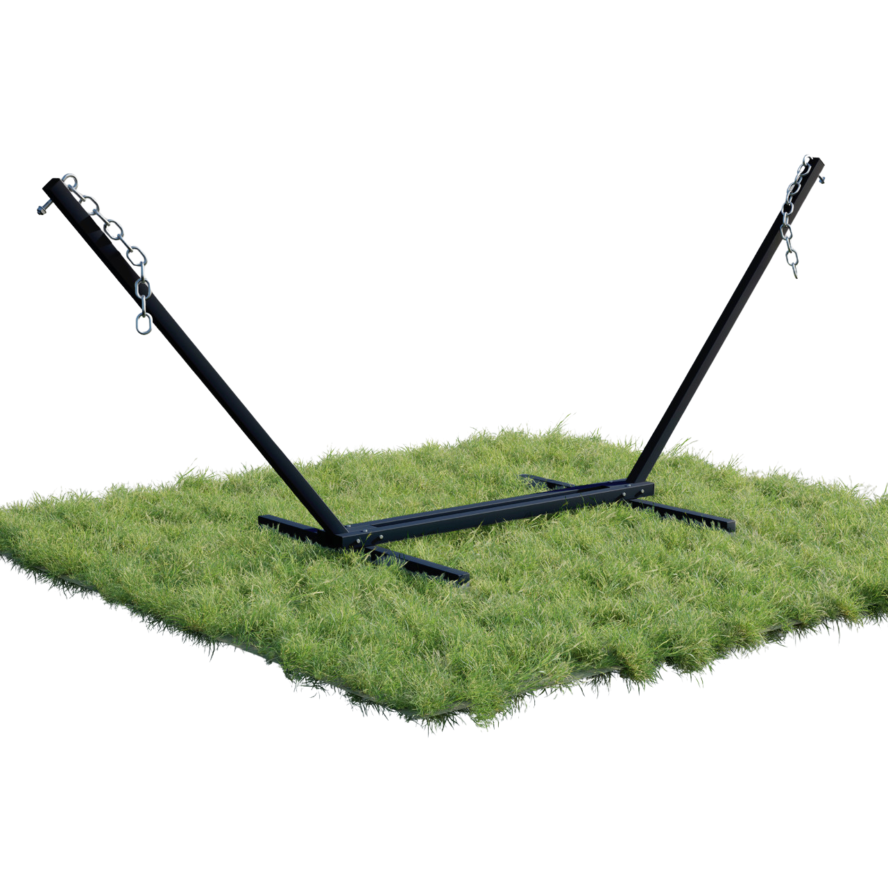 Стійка для двомісного гамака WCG металевий каркас квадратний профіль 50х50 мм Чорний матовий (W-5050-B1) - фото 2