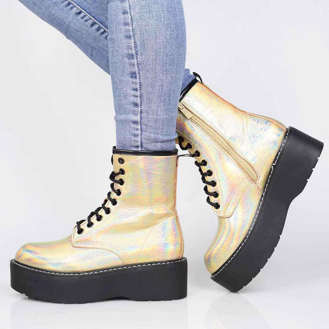 Ботинки женские на массивной подошве 326382 р. 38 24,5 см