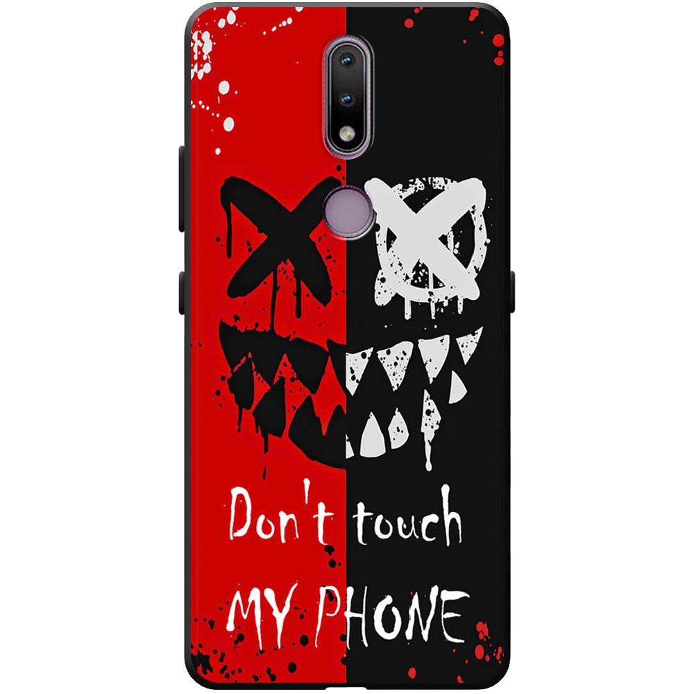 Чехол Boxface Nokia 2.4 Bad Smile Черный силикон (41297-up2468-43220)