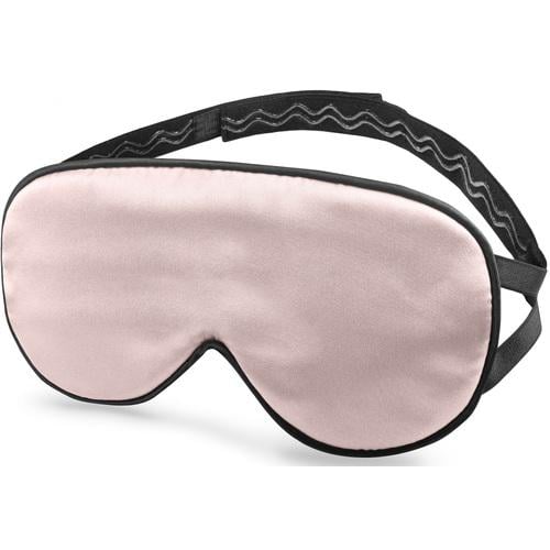 Маска для сна шелковая Чумацький Шлях с нескользящей резинкой Розовый (1176-02)