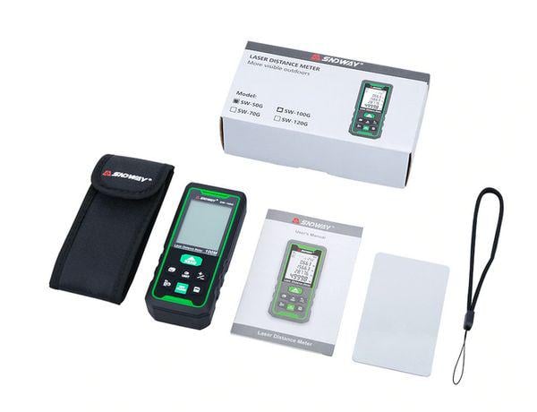 Лазерный дальномер Sndway SW-50G на 50 м. Зеленый луч - фото 6