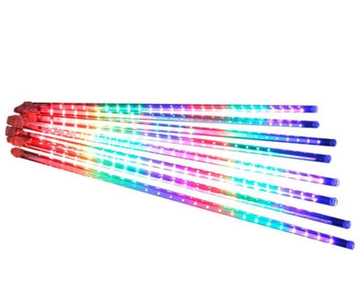 Гірлянда LED Бурульки для фасаду та вулиці 50 см 8 шт. Мультиколор (2104618857) - фото 7