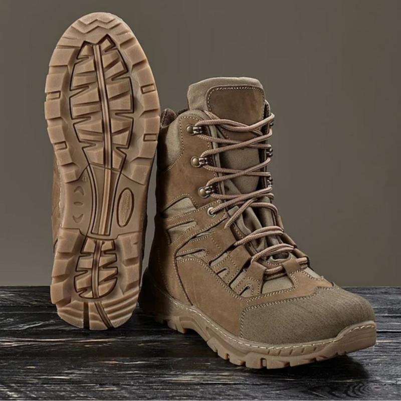 Берці унісекс Pamir Ukr-Tec 1209975 вологостійкі зі шкіри нубук р. 36 23,5 см Коричневий - фото 4 Берці унісекс Pamir Ukr-Tec 1209975 вологостійкі зі шкіри нубук р. 36 23,5 см Коричневий - фото 4