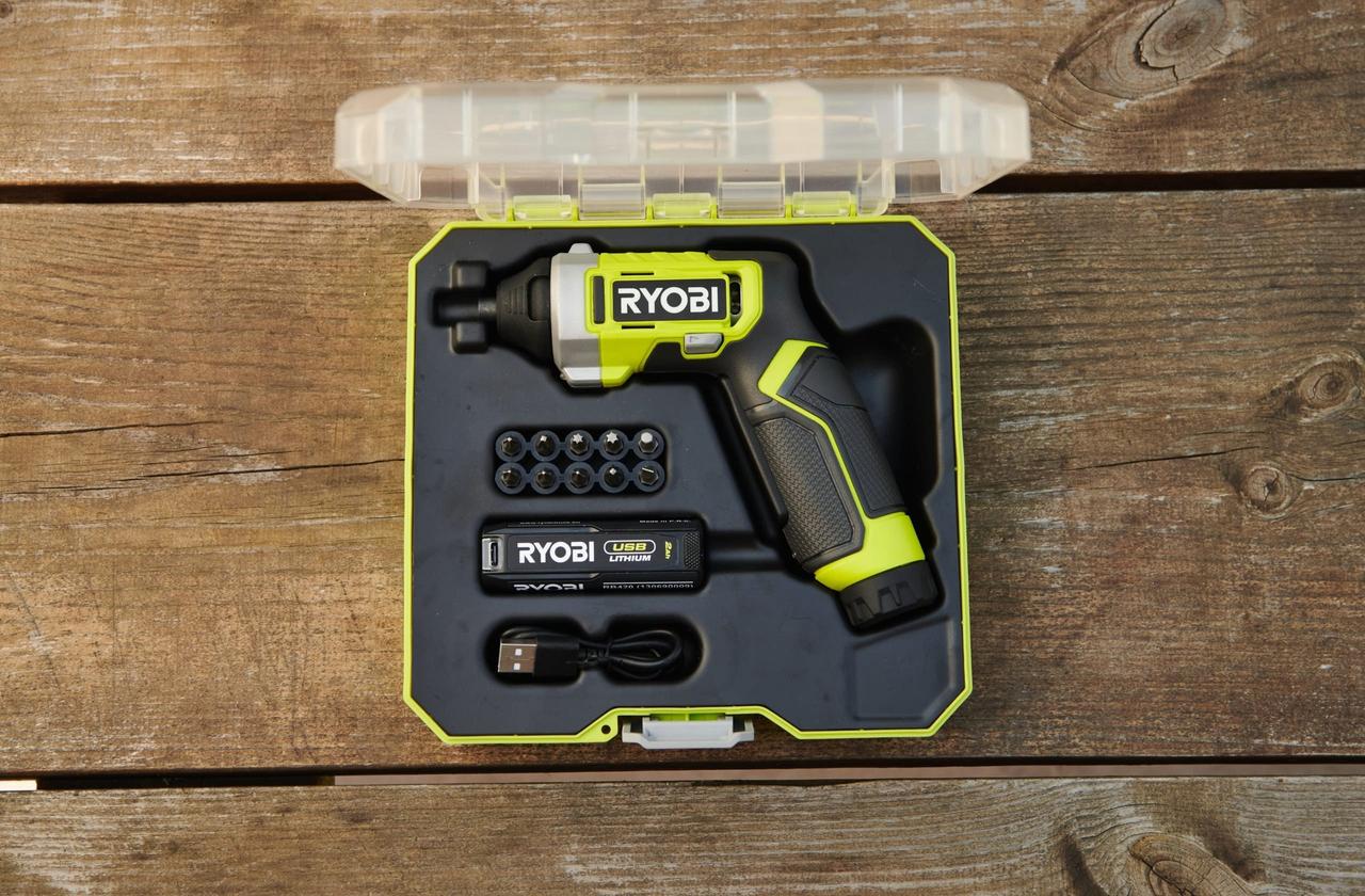 Викрутка акумуляторна електровикрутка Ryobi RSD4-120T 10 насадок (iz16139) - фото 9