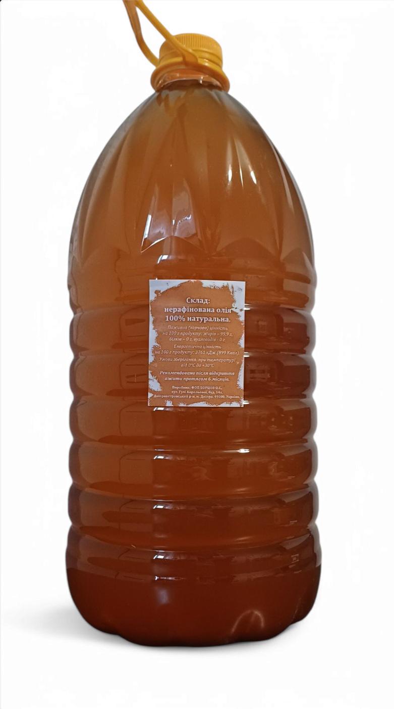 Подсолнечное масло жареное 5 л (ОП-5) - фото 2