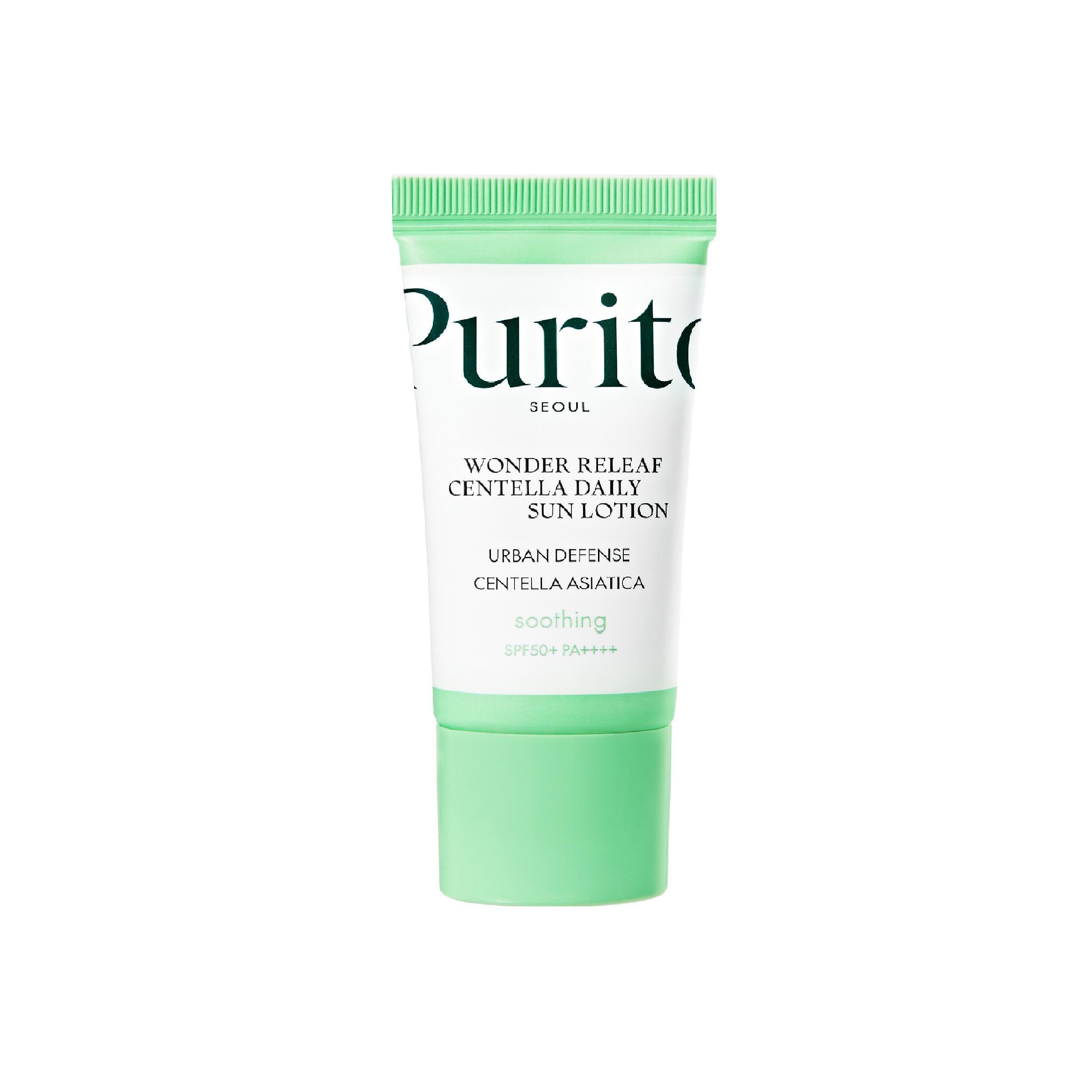 Лосьйон сонцезахисний мініатюра з центеллою Purito Seoul Wonder Releaf Centella Daily Sun Lotion 15 мл