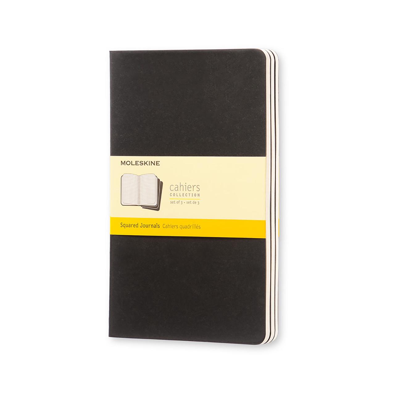 Блокнот Moleskine Cahier средний 13х21 см 80 страниц клетка Черный (9788883704963)