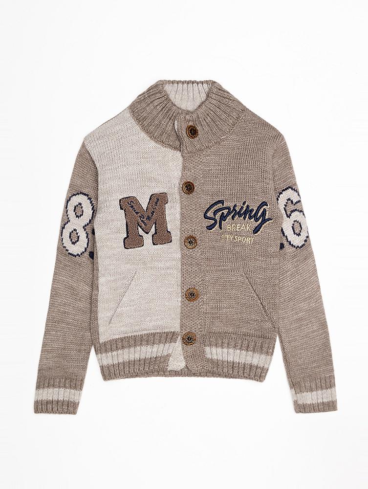 Кофта для мальчика ЦБ-00226875 80 см Бежевый (28575544)