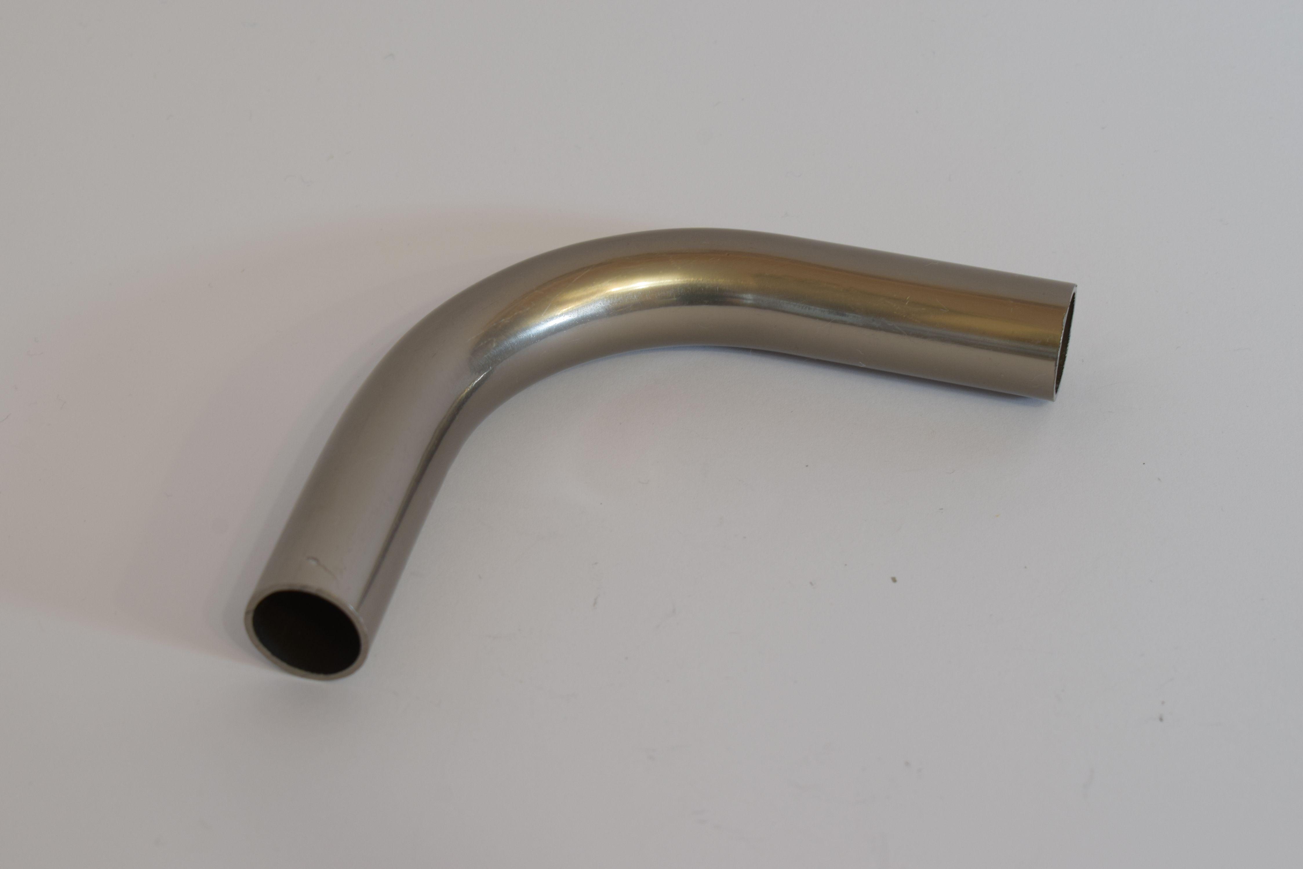 Поворот леєра 90° до алюмінієвих поручнів тип коло Шампань (10511ш)