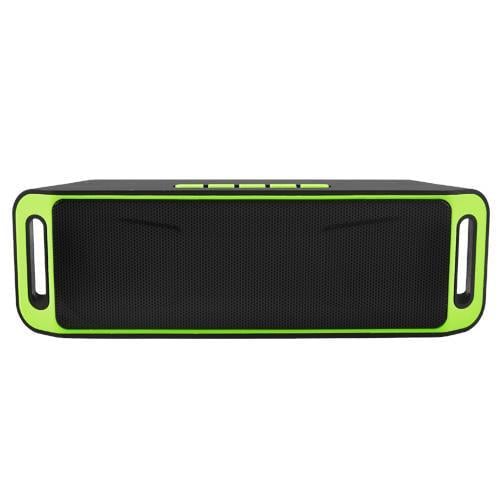 Портативна колонка SC-208 Speakerphone TF/FM/USB Black/Green