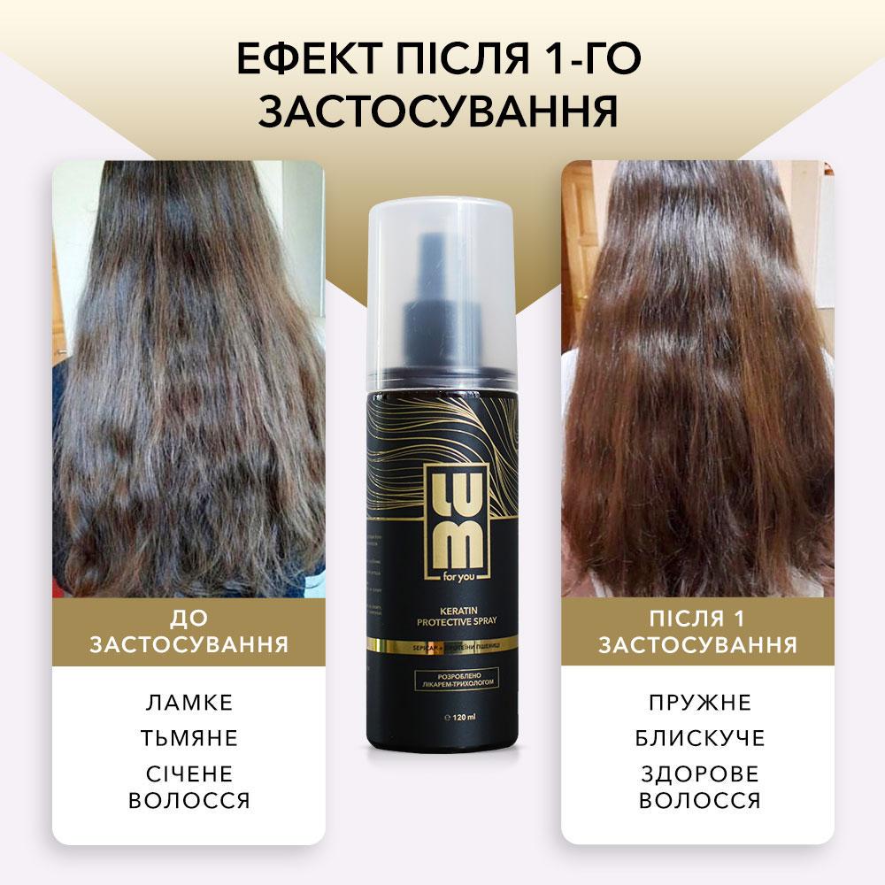 Спрей для волосся кератиновий LUM Protective Keratin Spray - фото 2