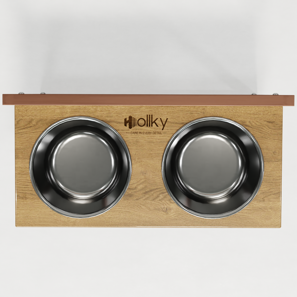 Миски на регульованій підставці для великих собак Hollky Flex L 2х1,8 л (FL-502850-GLNT) - фото 5 Миски на регульованій підставці для великих собак Hollky Flex L 2х1,8 л (FL-502850-GLNT) - фото 5