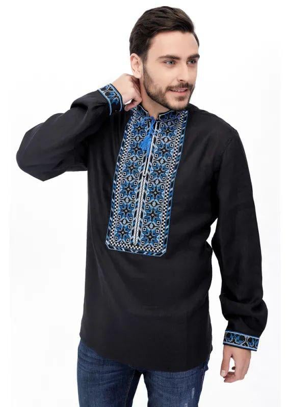 Вышиванка мужская р. 50 Черный (329) Вышиванка мужская р. 50 Черный (329)