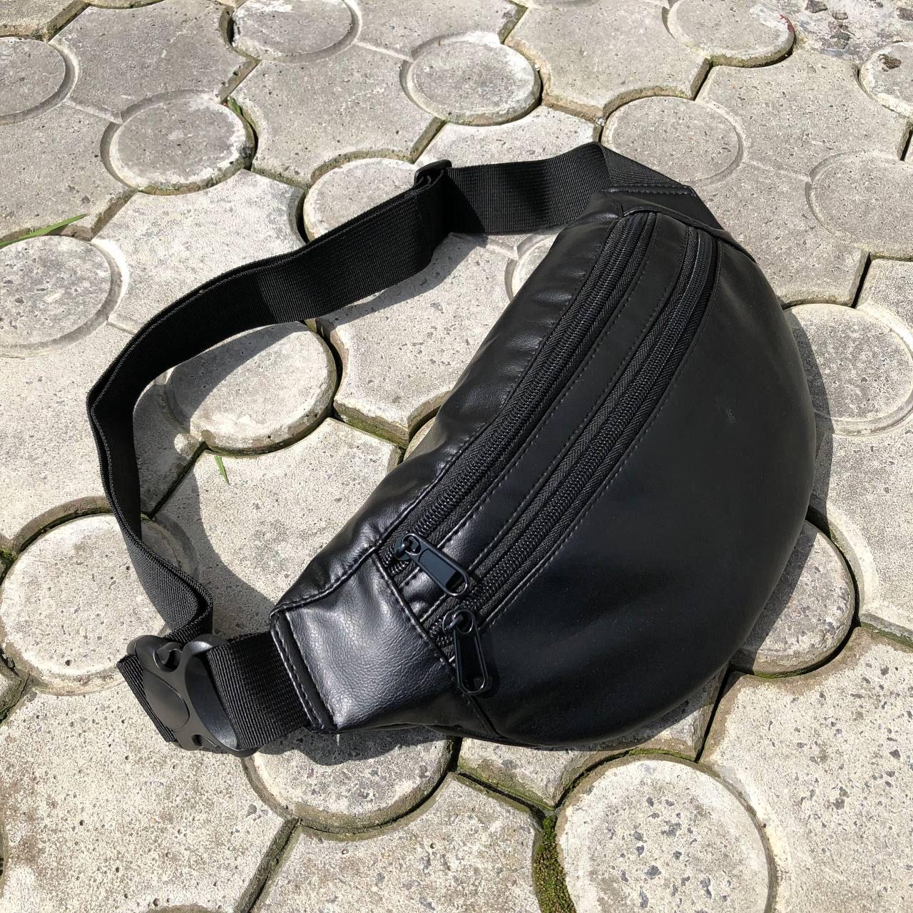 Сумка на пояс из эко-кожи Черный - фото 33 Сумка на пояс из эко-кожи Черный - фото 33