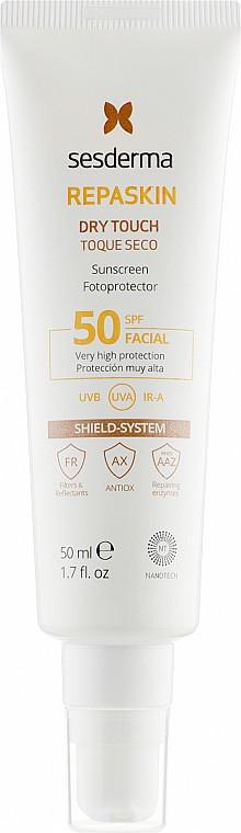 Крем-гель сонцезахисний SPF 50 Sesderma Repaskin Dry Touch Facial SPF 50 50 мл