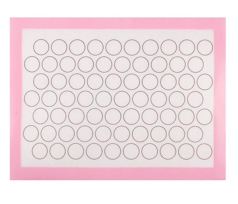 Коврик раскаточный с разметкой для макаронс силиконовый 40х30 см