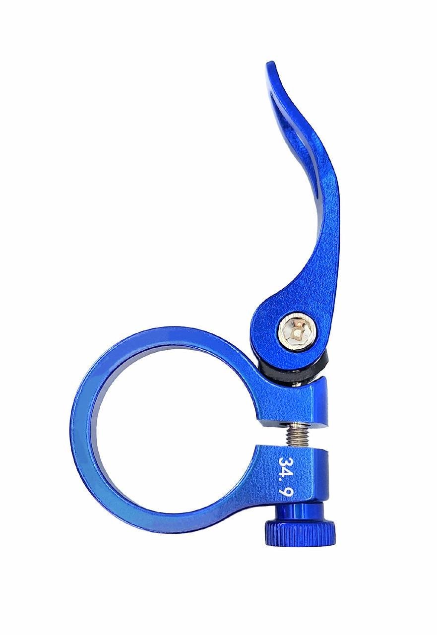 Хомут підсідельний 34,9 мм алюмінієвий Синій (G00004592)