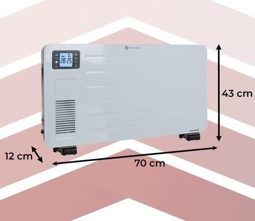 Конвектор Kaminer ZIFLO управления приложением WiFi и дистанционное управление 2300 Вт - фото 9