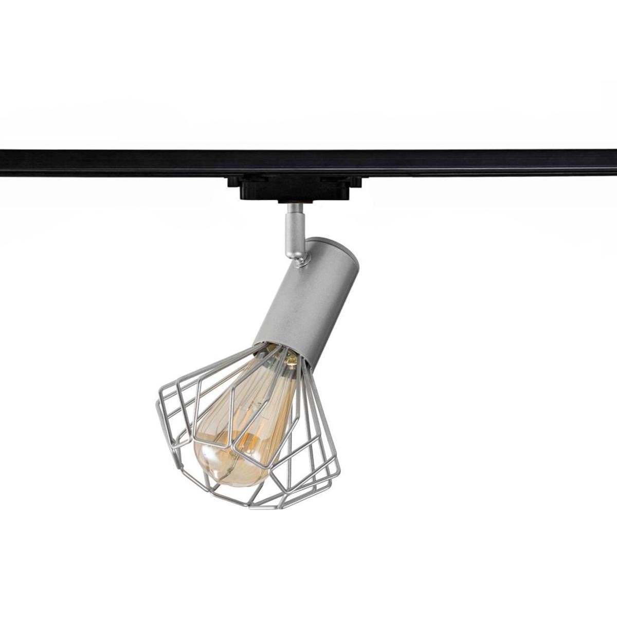 Светильник трековый MSK ELECTRIC Diadem с металлическим корпусом под лампу Е27 Алюминий (NT 22151-1 AL) Светильник трековый MSK ELECTRIC Diadem с металлическим корпусом под лампу Е27 Алюминий (NT 22151-1 AL)