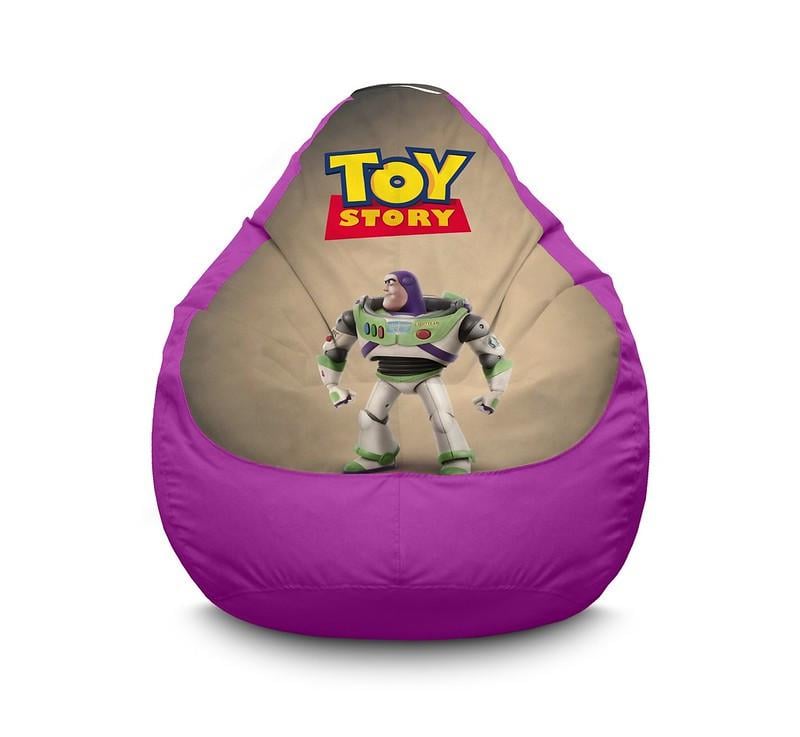 Кресло мешок iPuff Toy Story 4 Buzz Lightyear Оксфорд XL 80x110 см Сиреневый Кресло мешок iPuff Toy Story 4 Buzz Lightyear Оксфорд XL 80x110 см Сиреневый