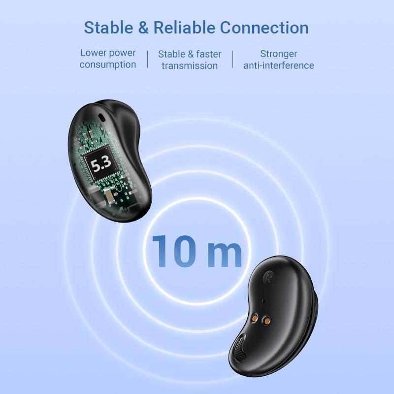 Навушники бездротові Vention Tiny T11 Bluetooth 5.3 з AI-шумозаглушенням TWS 13 мм 25 год відтверення AAC/SBC Hi-Fi Білий (NBJW0) - фото 12