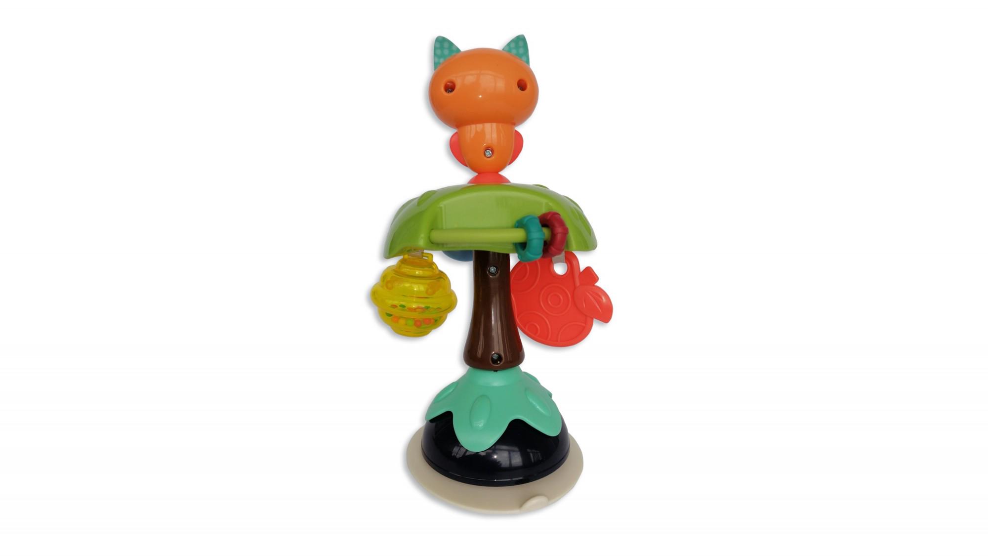 Брязкальце TK Group Сова з гризунком і коліщатком на присосцi 19 см Різнокольоровий (110458FLN) - фото 6