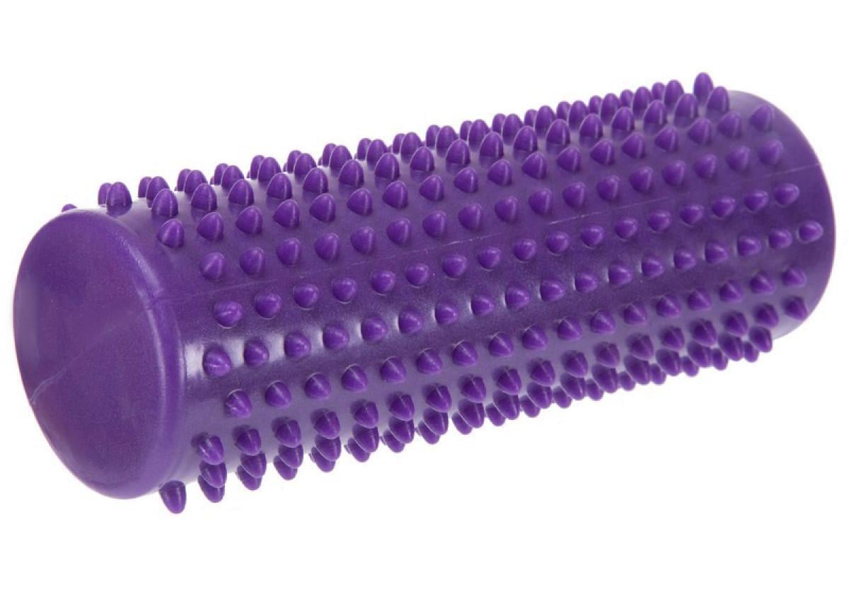 Массажный цилиндр EasyFit Spindle с шипами Фиолетовый (EF-1070-V)