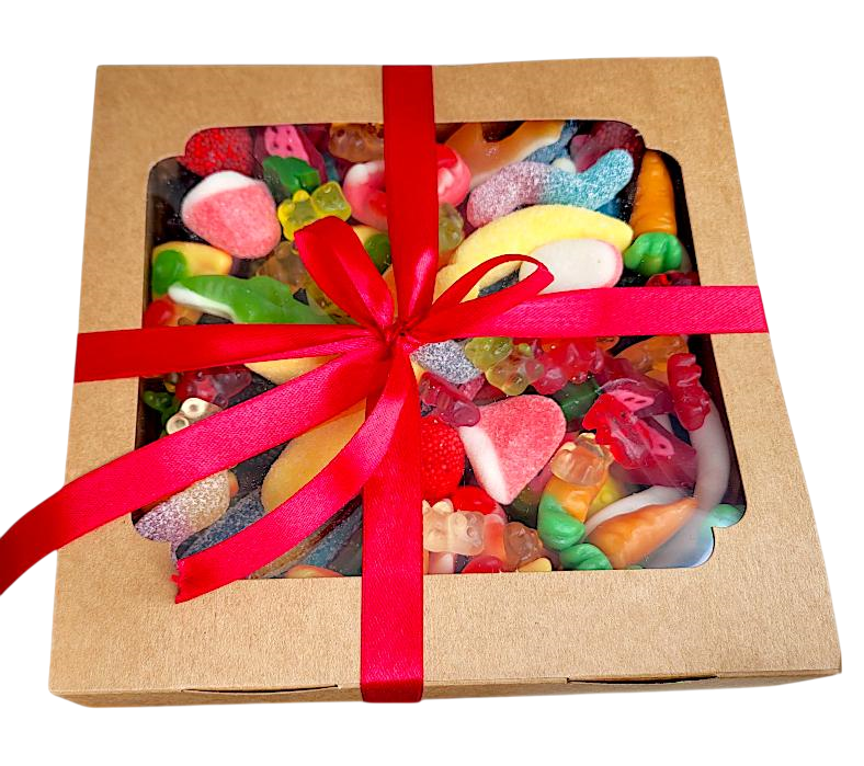 Подарунковий бокс мармеладних цукерок Крафт 600 г