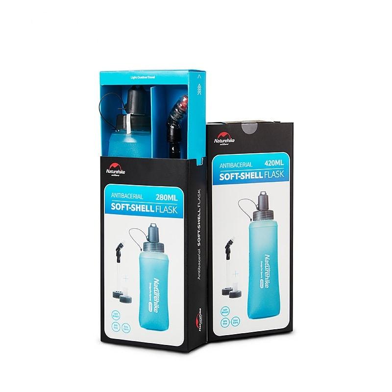 Фляга для бігу Naturehike Soft Flask NH17S028-B 0,42 л Блакитний - фото 4