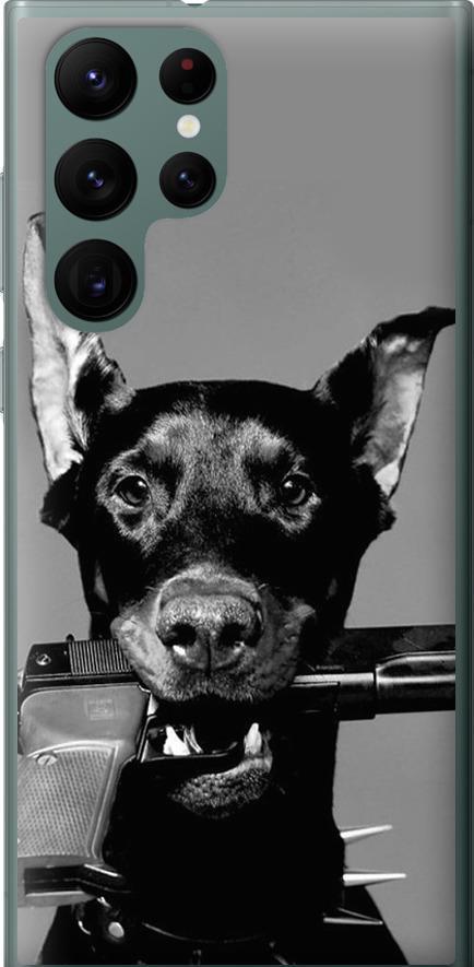 Чехол на Samsung Galaxy S22 Ultra Доберман (2745u-2500-42517)