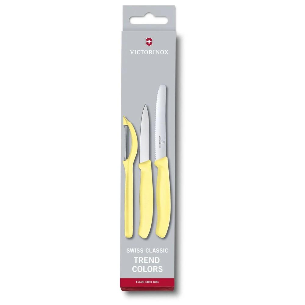 Кухонный набор Victorinox Vx67116.31L82 Swiss Classic Paring Set 3 шт. Жевтый - фото 2