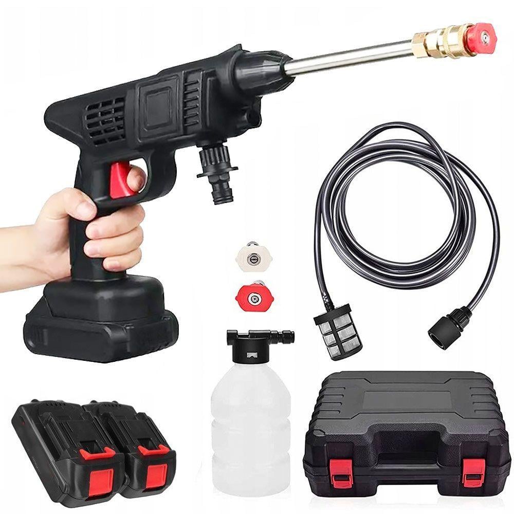 Мийка високого тиску акумуляторна Cleaning Gun з кейсом 1000W 48V Чорний (28049925) - фото 6