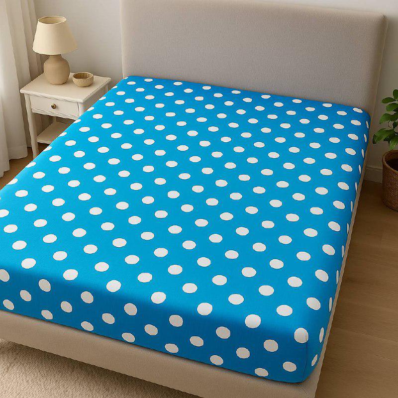 Простынь на резинке Dots in blue Ранфорс 160х200 см (R-15-04db/WP/x160) Простынь на резинке Dots in blue Ранфорс 160х200 см (R-15-04db/WP/x160)