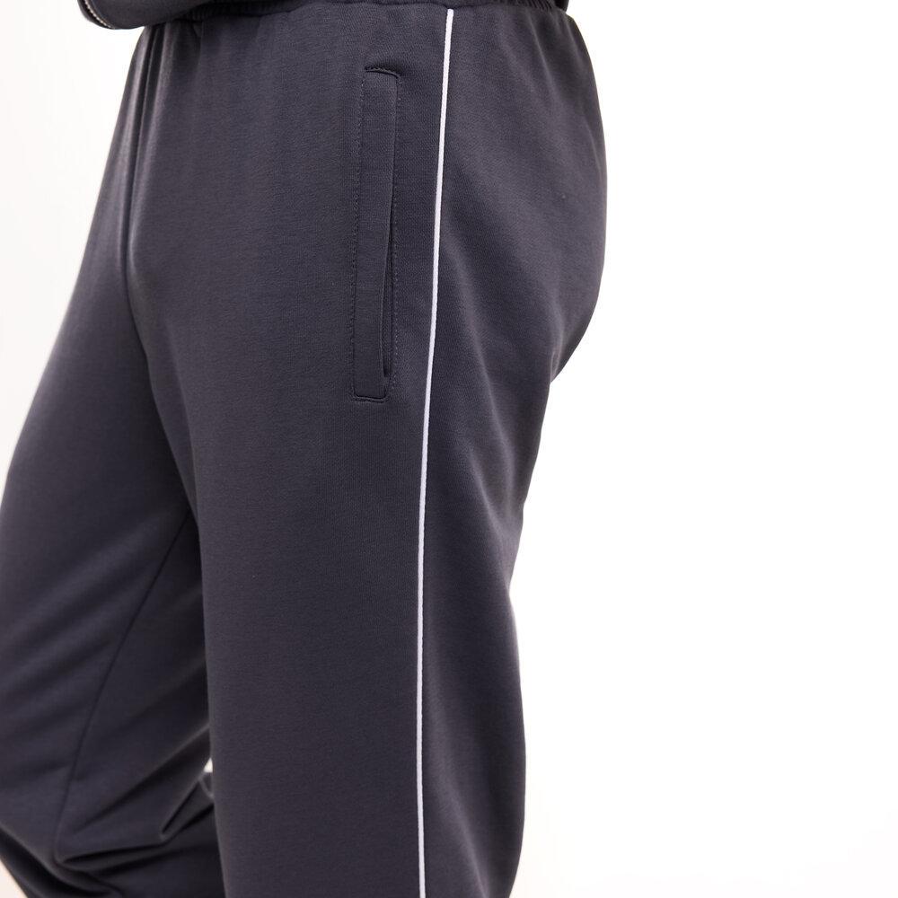 Спортивний костюм чоловічий Brume щільний на блискавці 3XL Темно-сірий (26486/1/6) - фото 5 Спортивний костюм чоловічий Brume щільний на блискавці 3XL Темно-сірий (26486/1/6) - фото 5