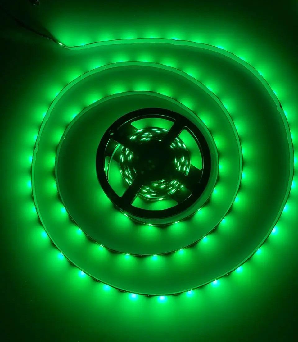 Світлодіодна RGB стрічка і пульт ДУ 5м SMD 5050 30 LED на метр 220В IP44 - фото 8 Світлодіодна RGB стрічка і пульт ДУ 5м SMD 5050 30 LED на метр 220В IP44 - фото 8