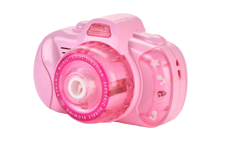 Детский фотоаппарат для мыльных пузырей Bubble Camera Розовый (17093)