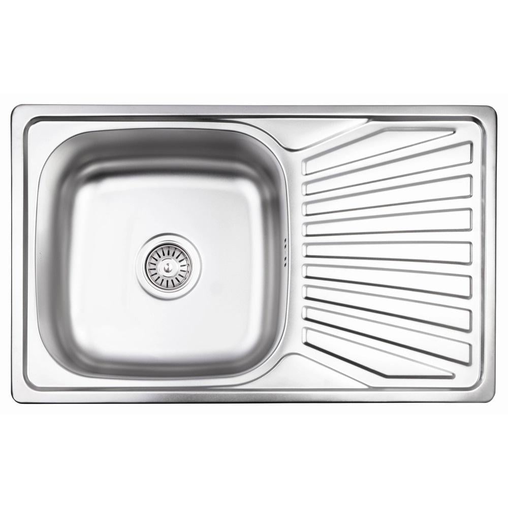 Мойка для кухни Lidz 7848 Micro Decor 0,8 мм