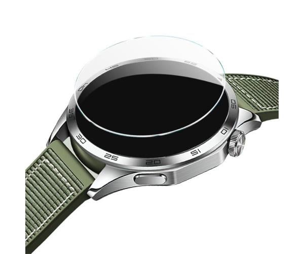 Защитное стекло HD Clear для смарт-часов Huawei Watch GT 5 с рамкой для поклейки 46 мм