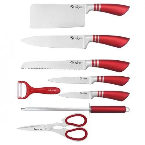 Набор ножей Unique UN-1832 9 предметов (opt-21334) - фото 2 Набор ножей Unique UN-1832 9 предметов (opt-21334) - фото 2