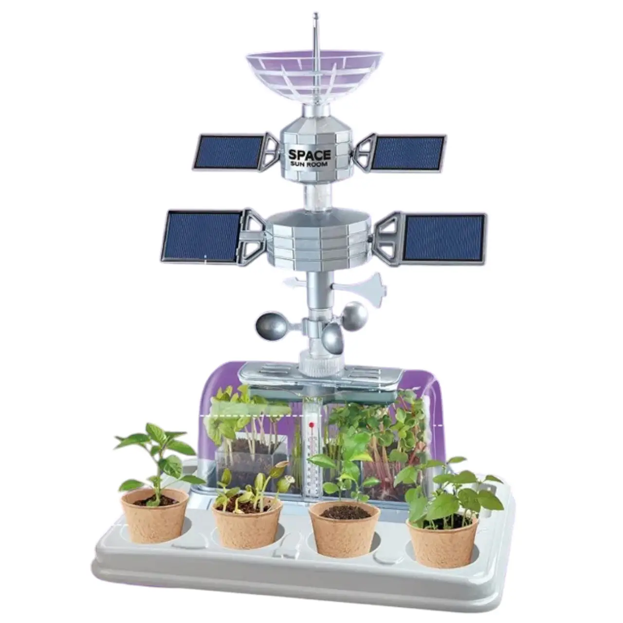Теплица игровая 9979 A солнечные панели/горшки для растений/семена/капельный полив/инструменты для садоводства/датчик температуры (169906)