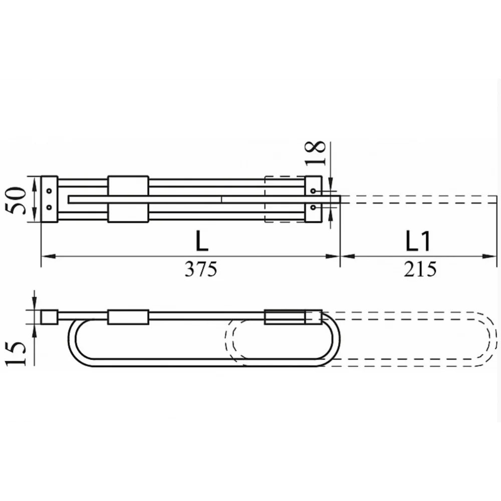 Мікроліфт висувний для гардеробних шаф Sigma посилений 350 мм (PV1135) - фото 2 Мікроліфт висувний для гардеробних шаф Sigma посилений 350 мм (PV1135) - фото 2