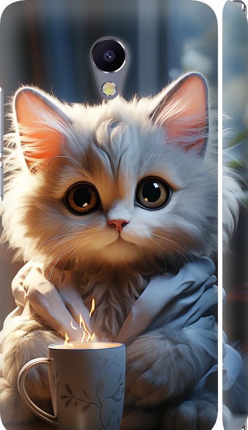 Чехол на Meizu M5 Note White cat (5646m-447-42517)
