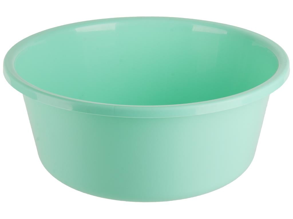 Таз круглый ОлексПласт 11,5 л Салатовый (MBK-60171) Таз круглый ОлексПласт 11,5 л Салатовый (MBK-60171)