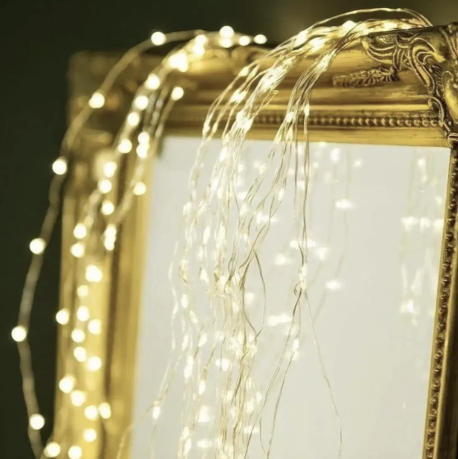 Новогодняя гирлянда Конский хвост 2 м 200 LED 10 ниток от USB Теплый белый (Е500209) - фото 8