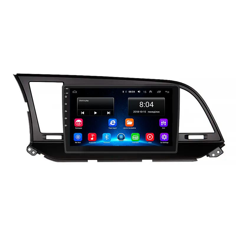 Магнітола штатна Lesko 9" для Hyundai Avante VI 2015- 2/32Gb Wi-Fi GPS Base